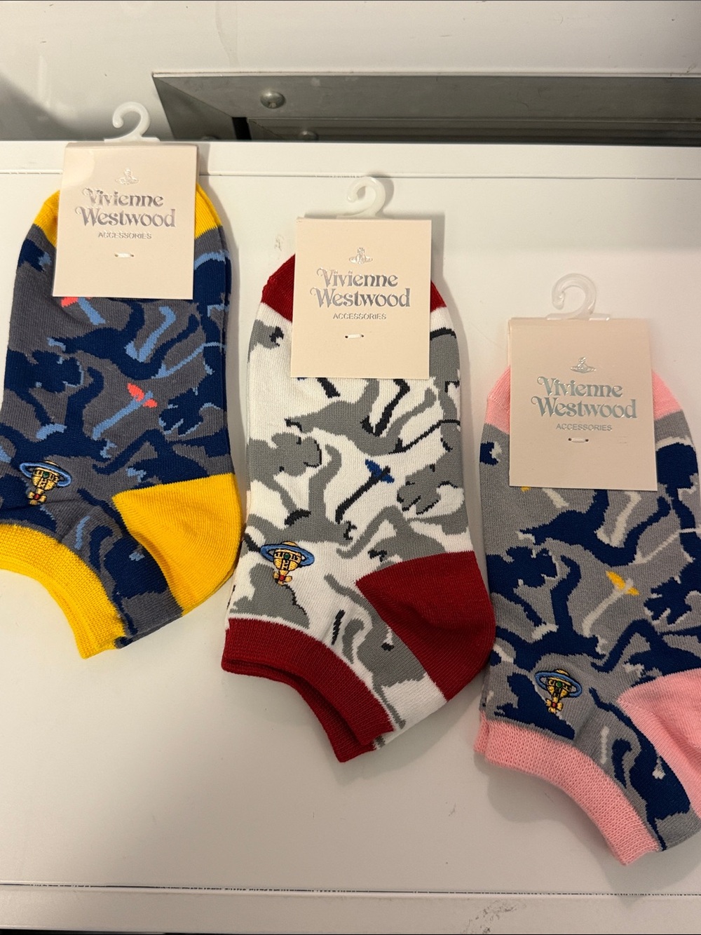 3 pair Vivienne Westwood No-show socks